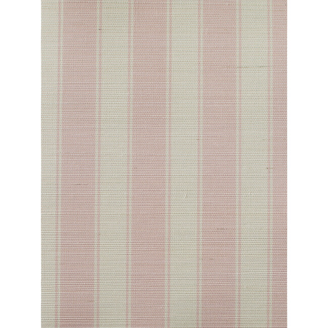 Ojai Stripe Grasscloth Wallpaper, Pink