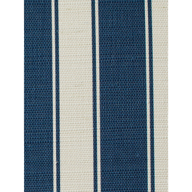 Ojai Stripe Grasscloth Wallpaper, Cadet Blue - Wallpaper - 3