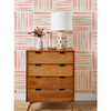 Watercolor Weave Large Grasscloth Wallpaper, Dusty Pink - Wallpaper - 2