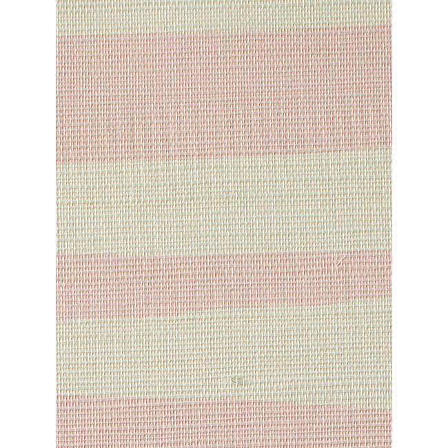 Watercolor Weave Large Grasscloth Wallpaper, Ballet Pink - Wallpaper - 3