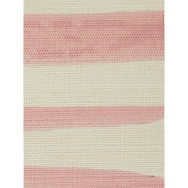 Watercolor Weave Large Grasscloth Wallpaper, Dusty Pink - Wallpaper - 3
