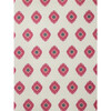 Tangier Medallion Grasscloth Wallpaper, Rose - Wallpaper - 1 - thumbnail