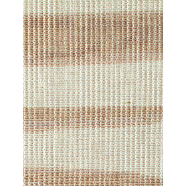 Watercolor Weave Large Grasscloth Wallpaper, Taupe - Wallpaper - 3