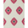 Tangier Medallion Grasscloth Wallpaper, Rose - Wallpaper - 3
