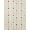 Matchstick Grasscloth Wallpaper, Red/White - Wallpaper - 1 - thumbnail