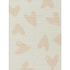 Scattered Hearts Grasscloth Wallpaper, Pink/White - Wallpaper - 3 - thumbnail