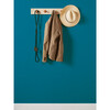 Solid Grasscloth Wallpaper, Cadet Blue - Wallpaper - 2