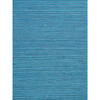 Solid Grasscloth Wallpaper, Cadet Blue - Wallpaper - 3