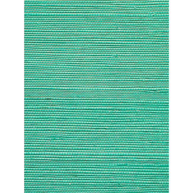 Solid Grasscloth Wallpaper, Green - Wallpaper - 3