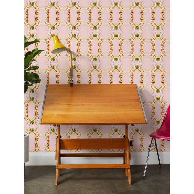 Fisher Price Circus Horse Arc Traditional Wallpaper, Pink - Wallpaper - 2