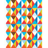 Fisher Price Geo Traditional Wallpaper, Red/Brown - Wallpaper - 1 - thumbnail