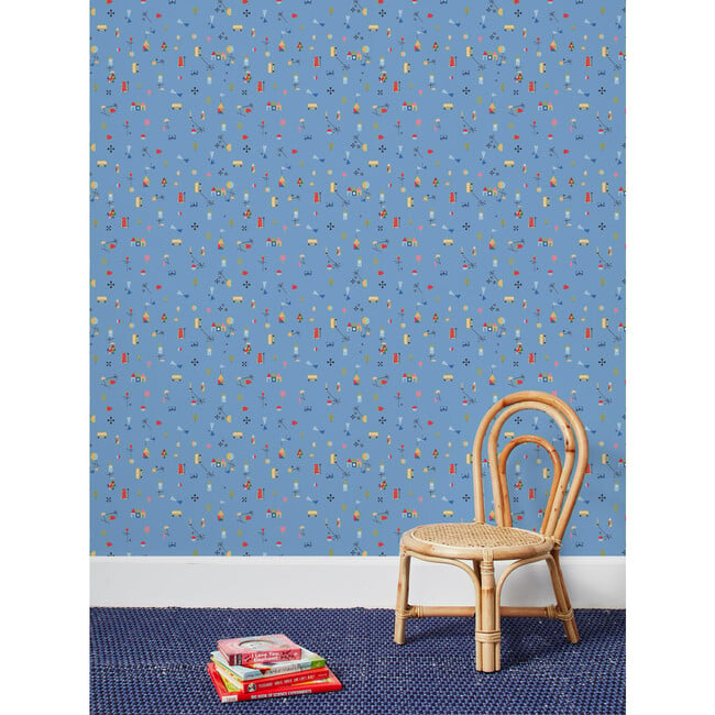 Fisher Price Land Removable Wallpaper, Periwinkle - Wallpaper - 2