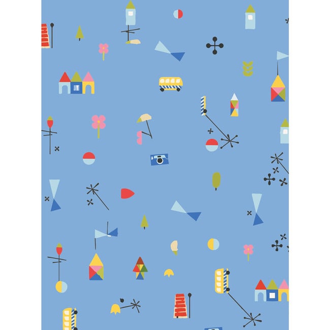 Fisher Price Land Removable Wallpaper, Periwinkle - Wallpaper - 3