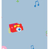 Fisher Price Toy Toss Spaced Traditional Wallpaper, Blue - Wallpaper - 3