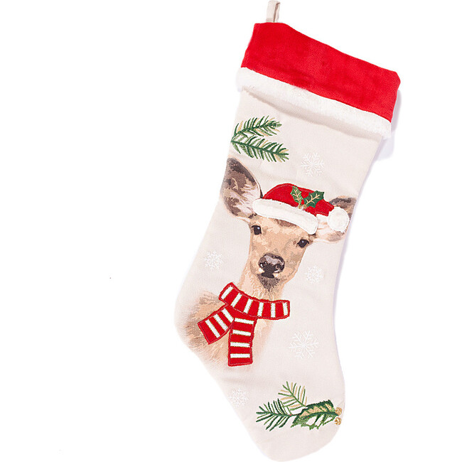 Santa Deer Christmas Stocking - Stockings - 1 - zoom