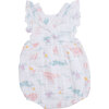 Pretty Ocean Sunsuit, Pink - Rompers - 2