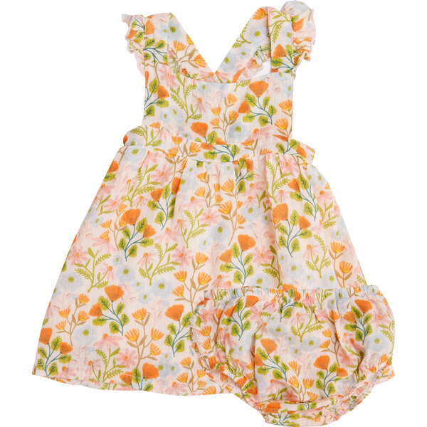 Angel Dear Sunshine Roses  Pinafore and High Waisted Bloomer