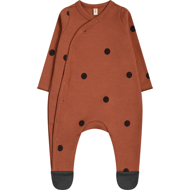 Earth Dots Suit with Contrast Feet