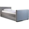 Dorma Day Bed with Trundle, Walnut Frame - Beds - 6