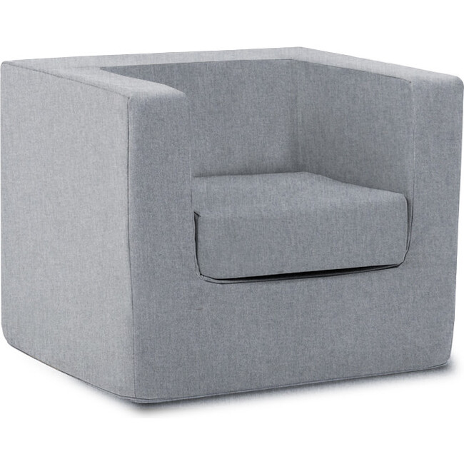 Cubino Kids Chair, Nordic Grey - Kids Seating - 1