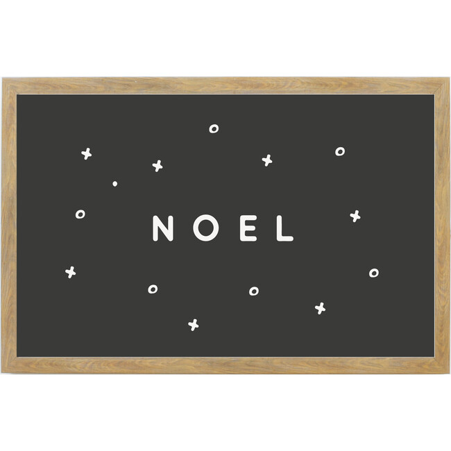 Joyful Noel Sign, Farmhouse Brown Frame