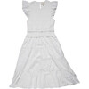 Women's Emmy Midi Dress, White - Dresses - 1 - thumbnail