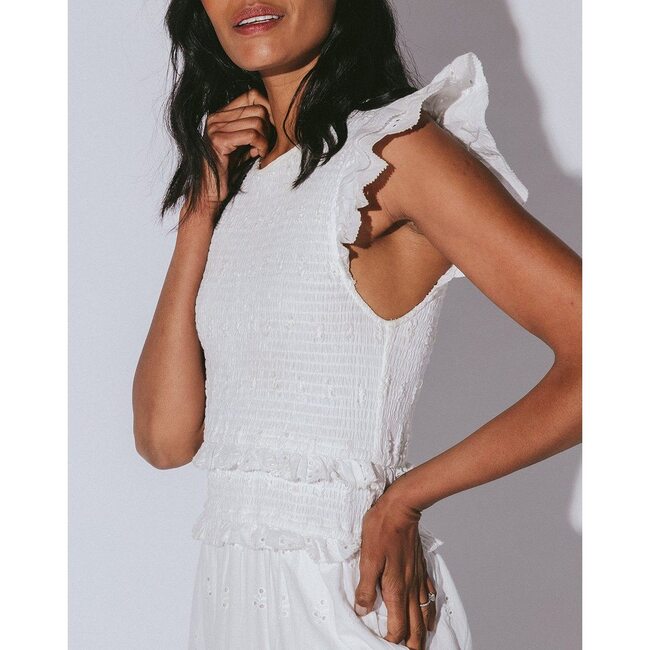 Women's Emmy Midi Dress, White