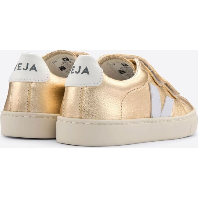 Esplar Velcro Platinum Sneakers, Platinum - Sneakers - 3