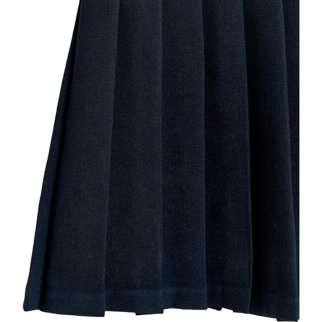 Plissé Asra Skirt, Navy - Dresses - 2