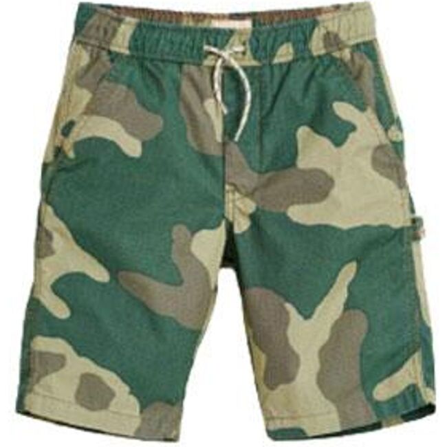Printer Camo Bermuda Shorts, Multi - Shorts - 1