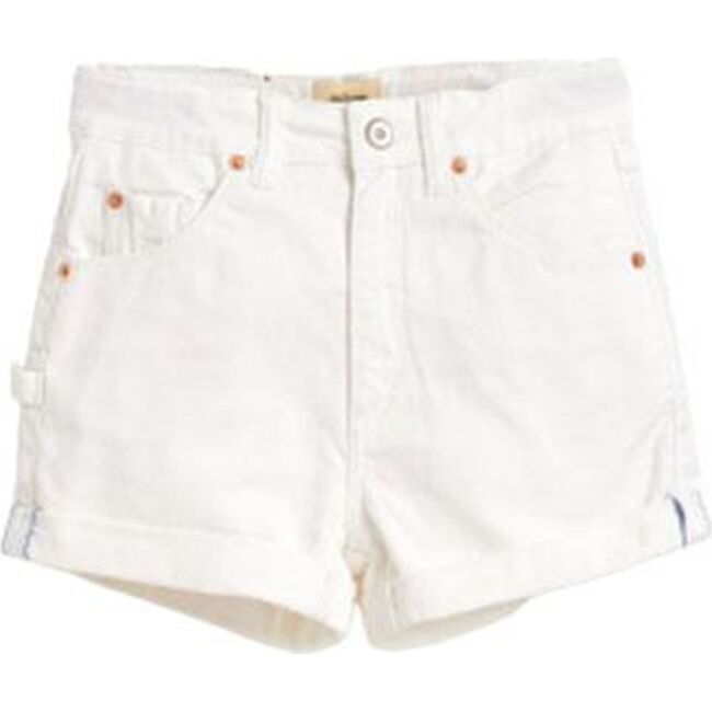 High Wasted Shorts, Ecru