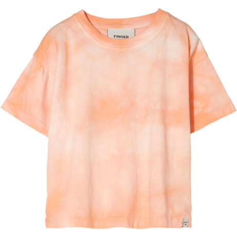 Queen T-Shirt, Peach Tie Dye