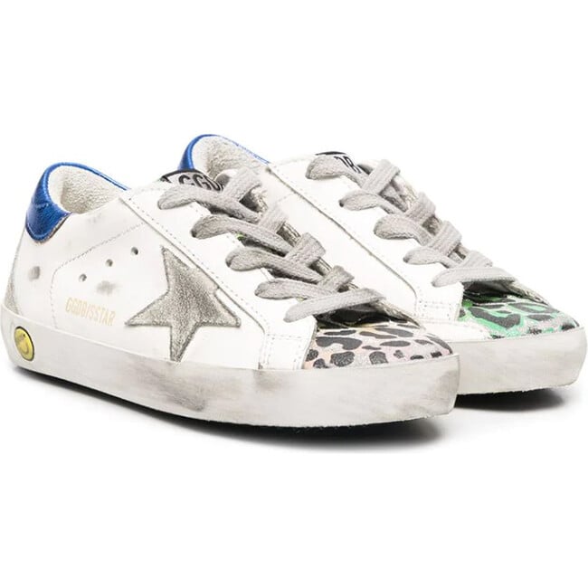 Superstar Suede Leopard Glit Sneaker