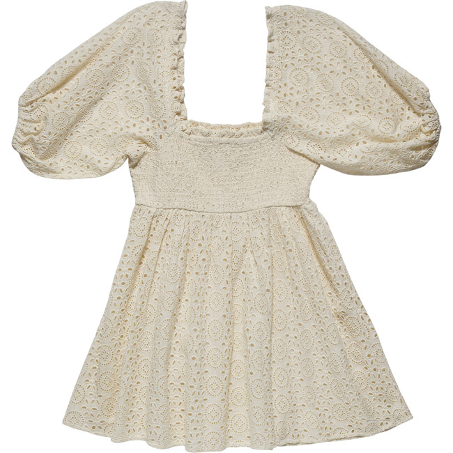 Women's Lucca Mini Dress, Cream - Dresses - 1