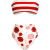 Women's Andrea Bikini Top, Red Capri - Two Pieces - 2