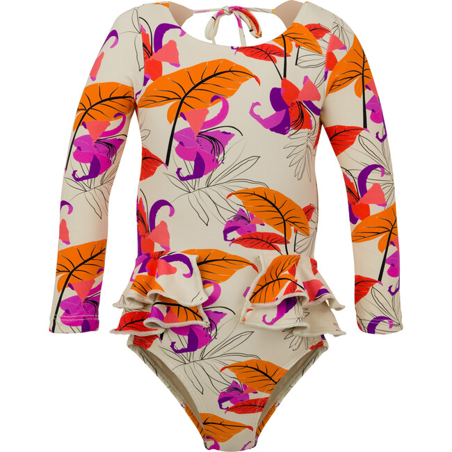 Pauli Nude Garden Rashguard One Piece, Nude - One Pieces - 1