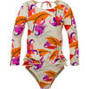 Pauli Nude Garden Rashguard One Piece, Nude - One Pieces - 1 - thumbnail