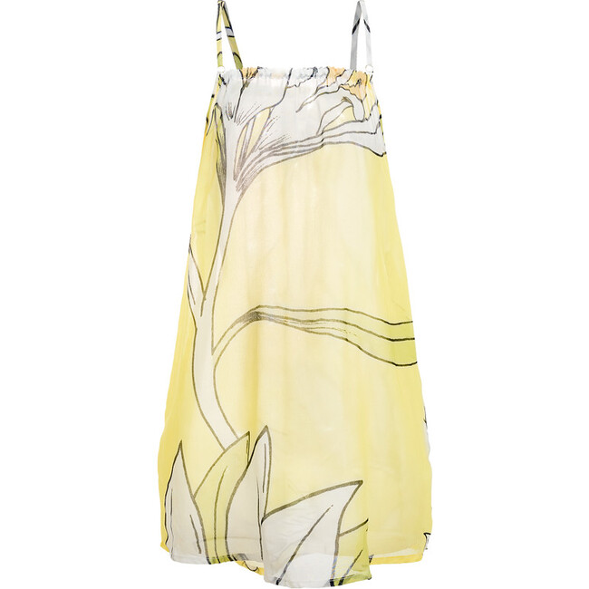 Oli Cover Up Dress, Le Fleurs Citron Lime