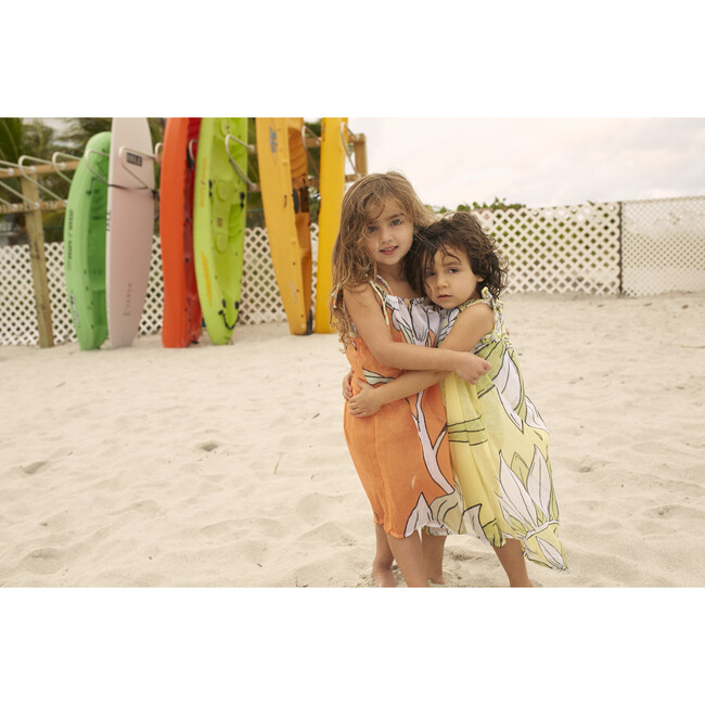 Oli Cover Up Dress, Le Fleurs Citron Lime