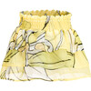 Lulu Skirt, Le Fleurs Citron Lime - Skirts - 1 - thumbnail