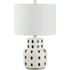 Kencia Table Lamp, Black Polka-Dot - Lighting - 1 - thumbnail