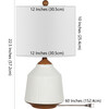 Relion Table Lamp, White - Lighting - 4