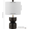 Lastra Table Lamp, Brushed Metal - Lighting - 4