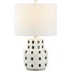 Kencia Table Lamp, Black Polka-Dot - Lighting - 5