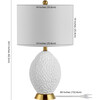 Kimli Table Lamp, White - Lighting - 4