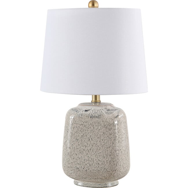 Brixton Ceramic Table Lamp, Grey Speckled