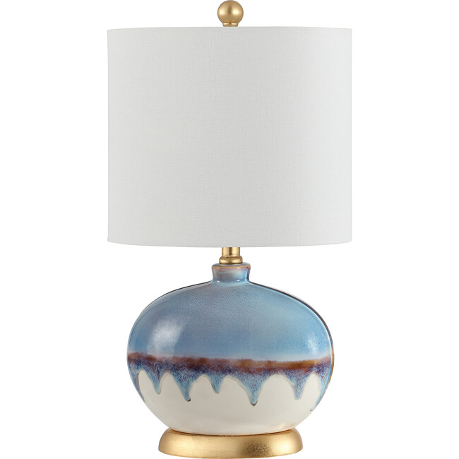 Koa Ceramic Table Lamp, Blue