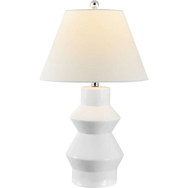 Larcia Table Lamp, White - Lighting - 5