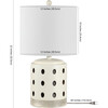 Lenis Table Lamp, Black Polka-Dot - Lighting - 4