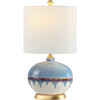 Koa Ceramic Table Lamp, Blue - Lighting - 5